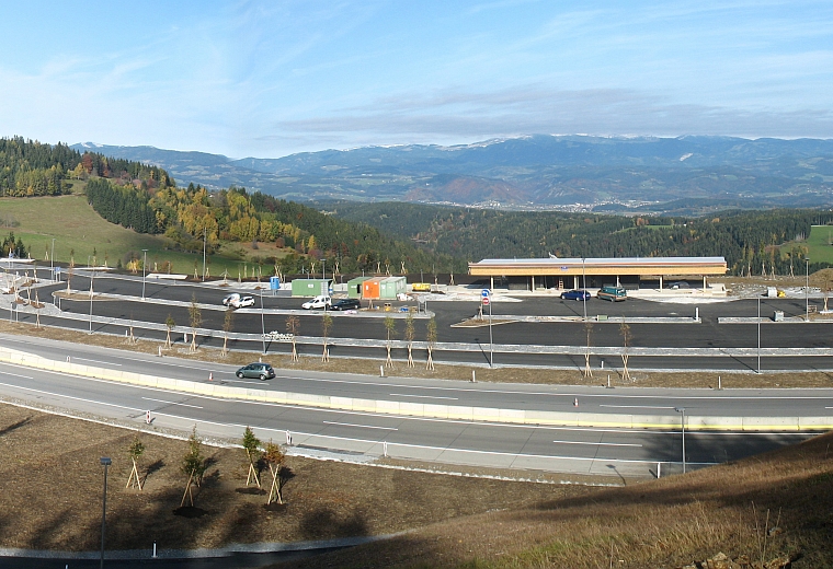 Vorschaubild für A2 Süd Autobahn - Abschnitt Herzogberg Rastplätze Herzogberg, AB-km 220,0