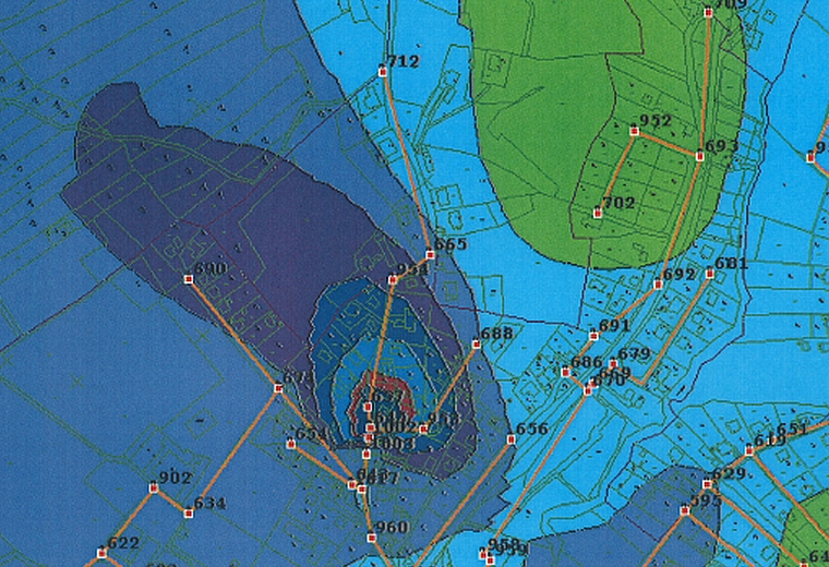 Vorschaubild für Wasserversorgungsnetz Gleisdorf - hydraulische Netzmodellierung