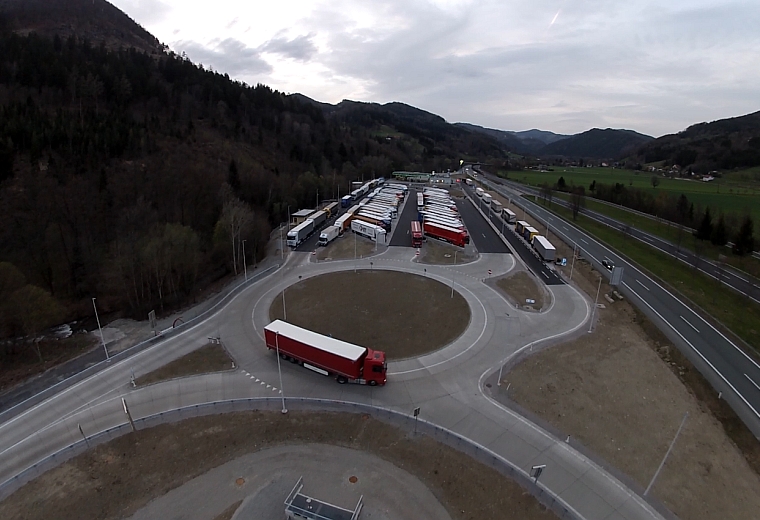 Vorschaubild für A9 Pyhrn Autobahn, AB-km 162,000 Erweiterung LKW-Stellplatz RS Deutschfeistritz