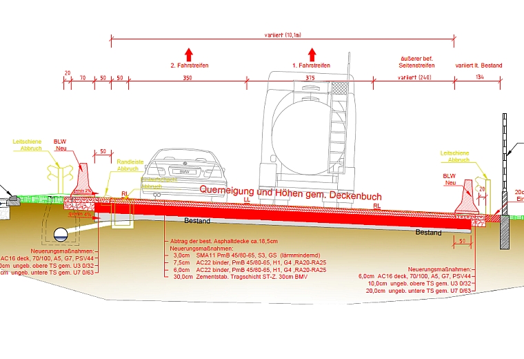 Vorschaubild für S35 Brucker Schnellstraße, Abschnitt Röthelstein - Frohnleiten, AB-km 14,4 - 23,8 beide RFB, Generalerneuerung