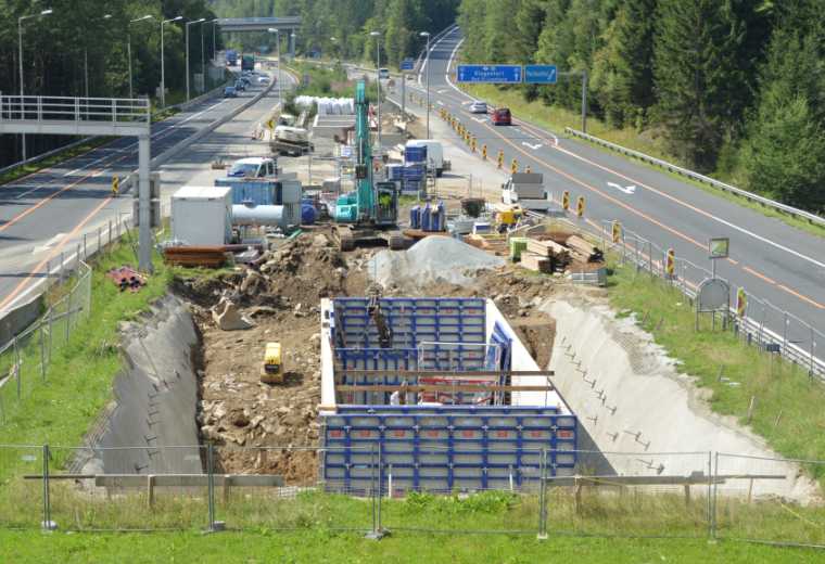 Vorschaubild für A2 Süd Autobahn, Generalerneuerung Abschnitt Pack-Twimberg, AB-km 231,00 – AB-km 236,800