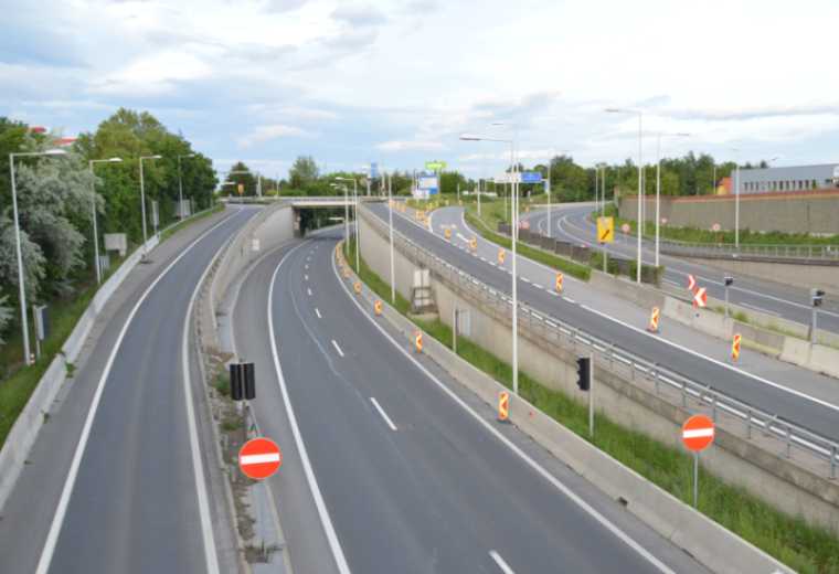 Vorschaubild für Sanierung Stützwände Webling – Verkehrsführung