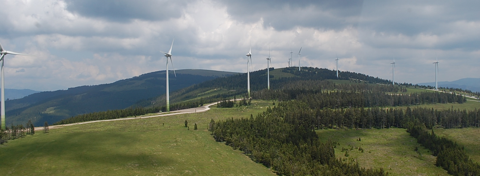Windpark Steinriegel mit Windkraftanlagen