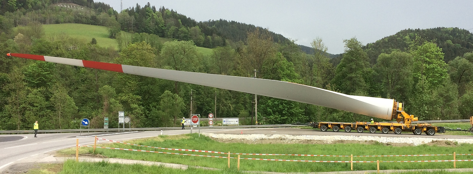 WP Herrenstein Rotorblatttransport